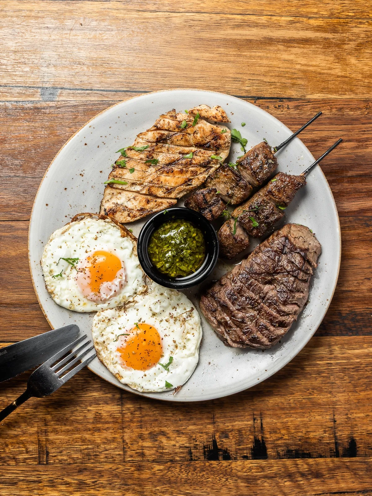 Protein Platter & Rib Eye Feast